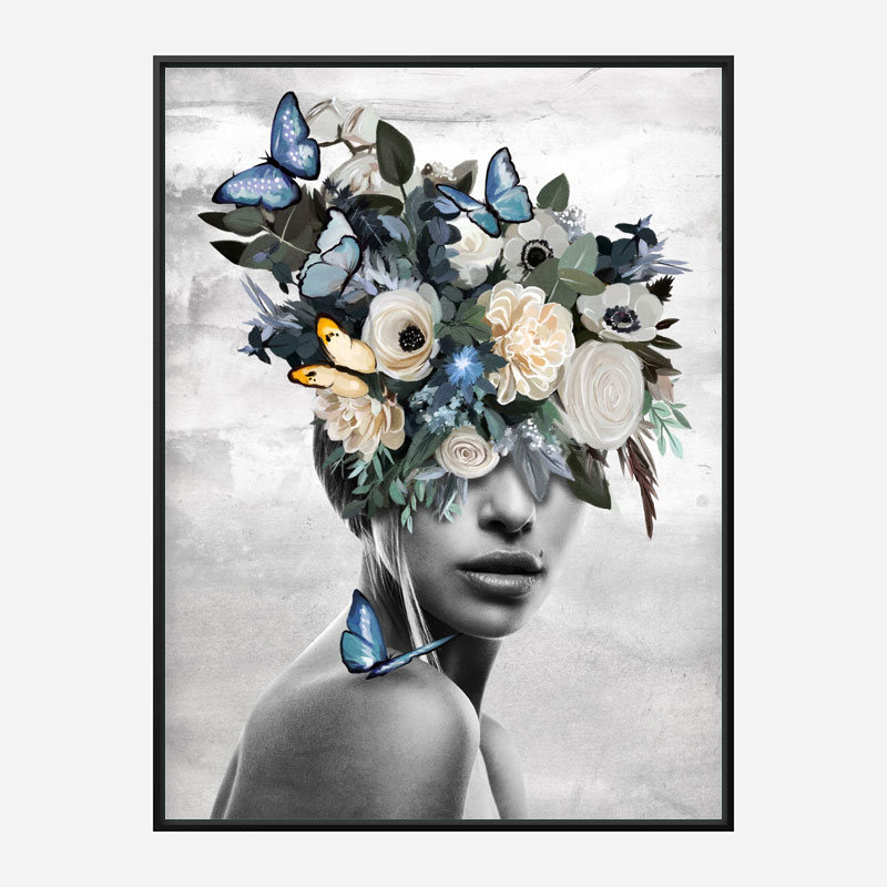 Blue Butterfly Art Print