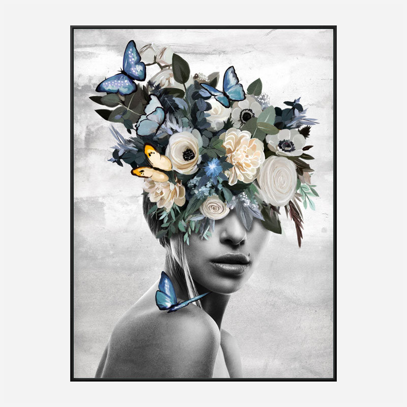 Blue Butterfly Art Print