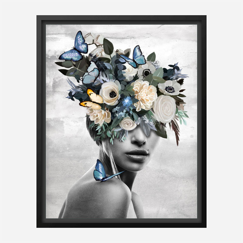 Blue Butterfly Art Print