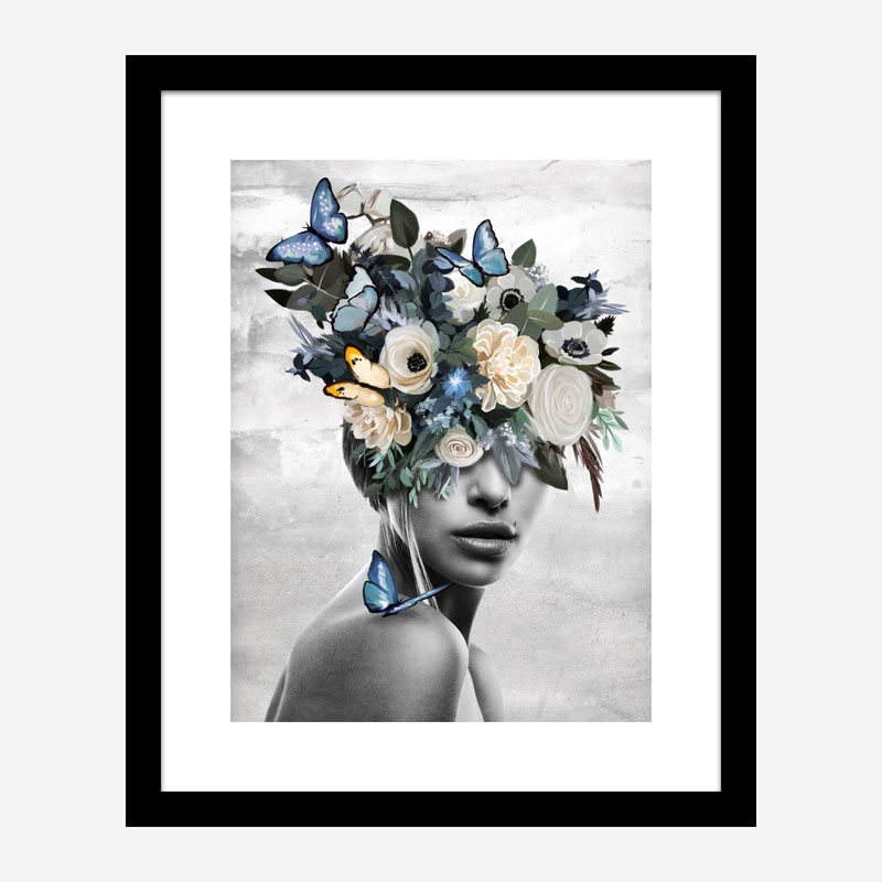 Blue Butterfly Art Print