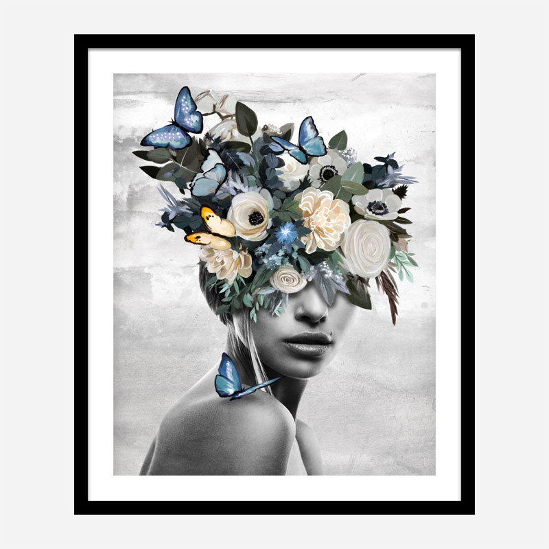 Blue Butterfly Art Print