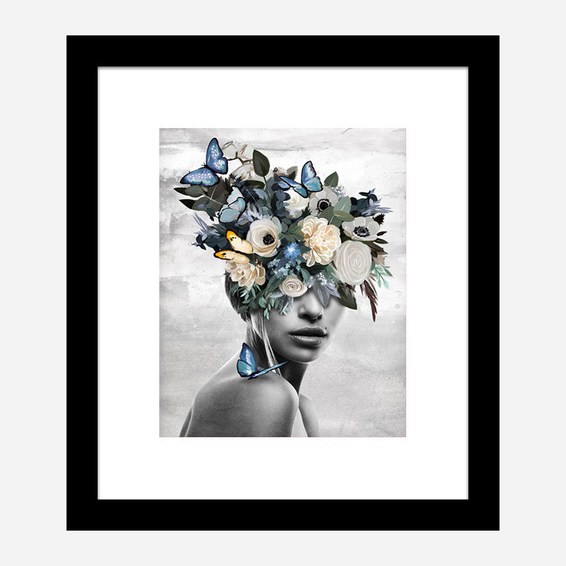 Blue Butterfly Art Print