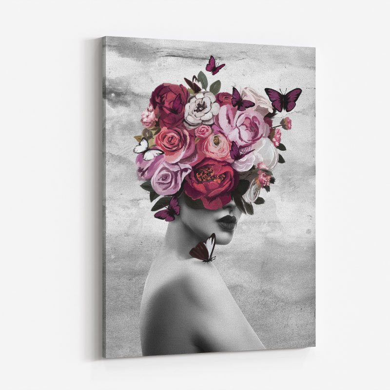 Rose Head Art Print