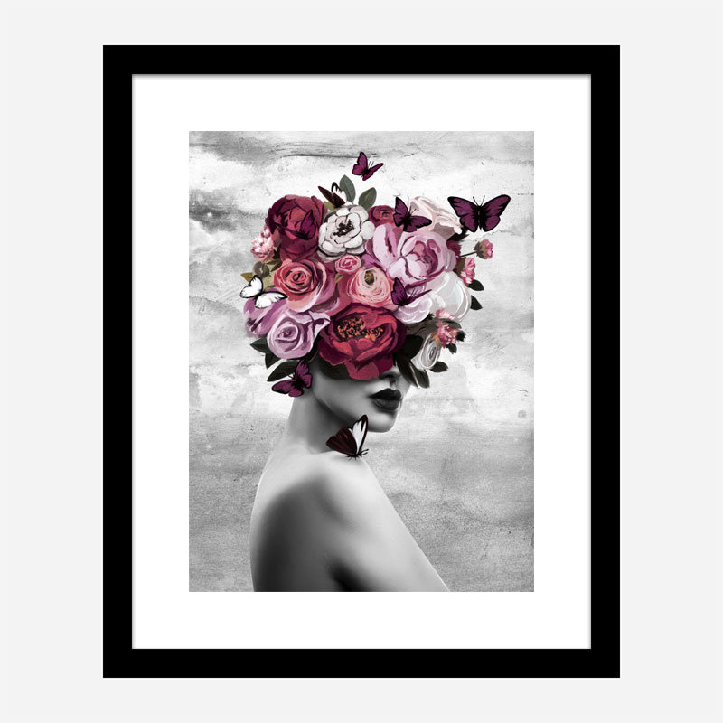 Rose Head Art Print