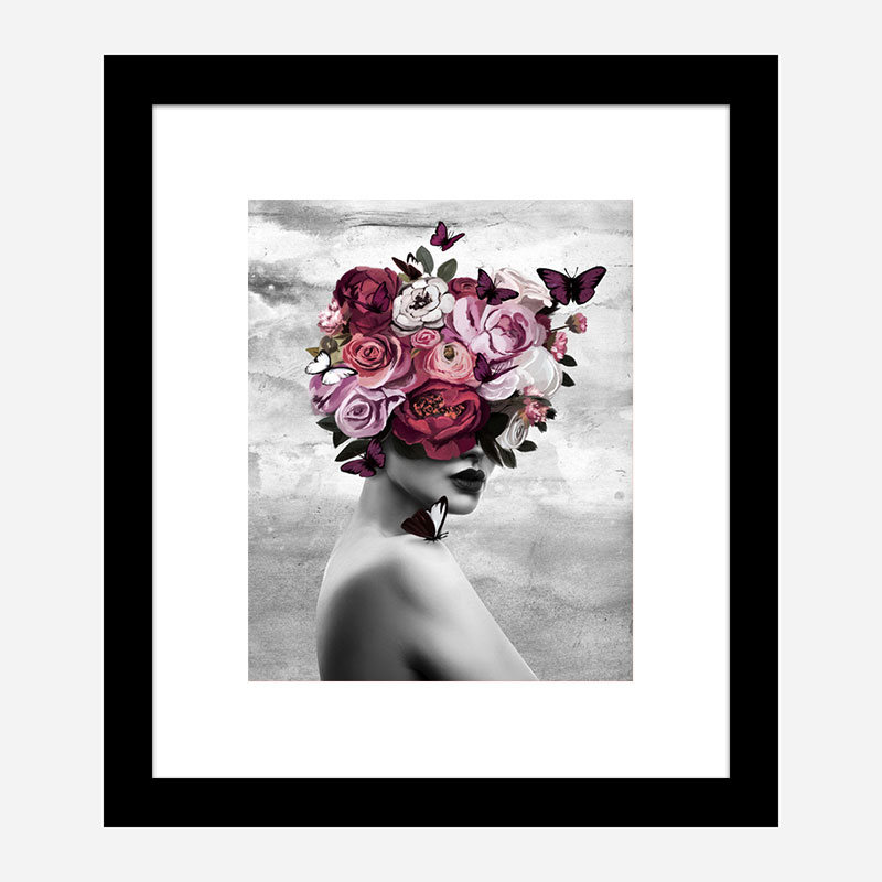 Rose Head Art Print