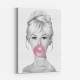 Brigitte Bardot Bubble Gum Art Print