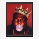 The Notorious BIG Bubble Gum Art Print