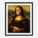 Mona Lisa Bubble Gum Art Print