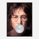 John Lennon Silver Bubble Gum Art Print