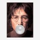 John Lennon Silver Bubble Gum Art Print