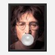 John Lennon Silver Bubble Gum Art Print