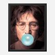 John Lennon Blue Bubble Gum Art Print