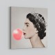 Queen Elizabeth Pink Bubble Gum Art Print