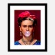 Frida Kahlo Bubble Gum Art Print