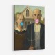 American Gothic Bubble Gum Art Print