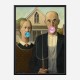 American Gothic Bubble Gum Art Print