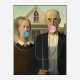 American Gothic Bubble Gum Art Print