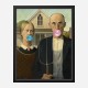 American Gothic Bubble Gum Art Print