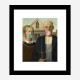 American Gothic Bubble Gum Art Print