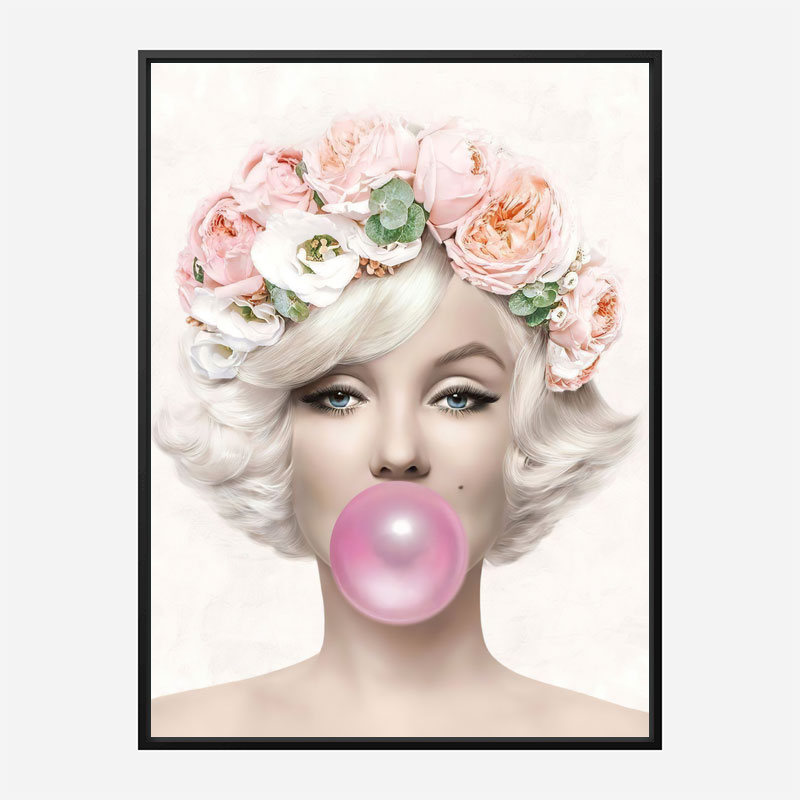 Marilyn Monroe Bubble Gum Art Print