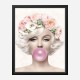 Marilyn Monroe Bubble Gum Art Print