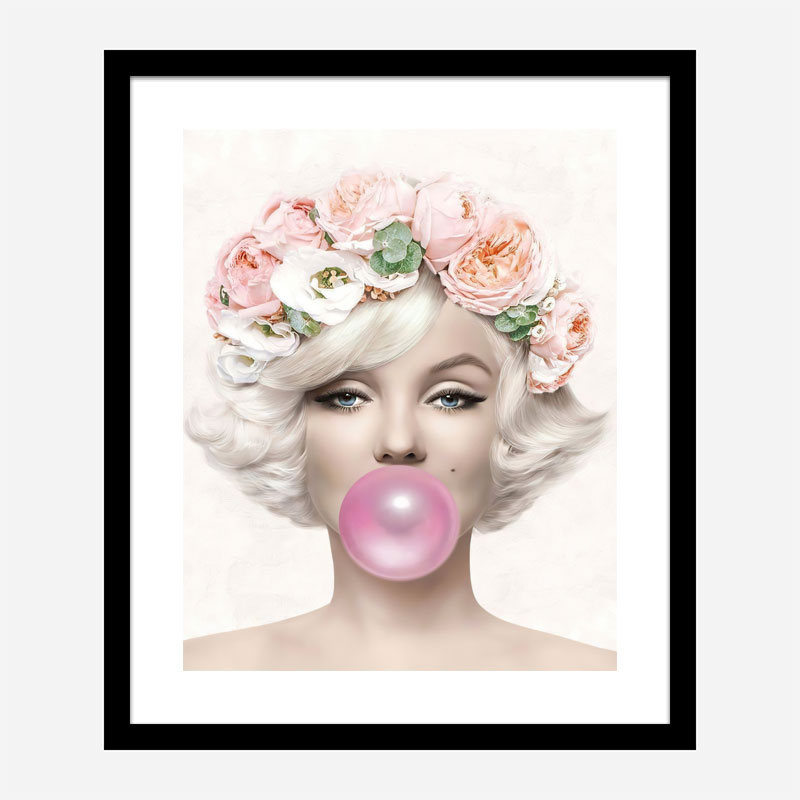 Marilyn Monroe Bubble Gum Art Print