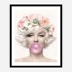 Marilyn Monroe Bubble Gum Art Print