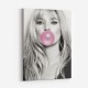 Kate Moss Bubble Gum Art Print