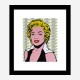 Marilyn Monroe 100 Dollars Pop Art Print