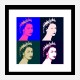 Queen Elizabeth Pop Art Print