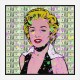 Marilyn 100 Dollars Splash Pop Art Print