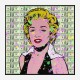 Marilyn 100 Dollars Splash Pop Art Print