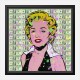 Marilyn 100 Dollars Splash Pop Art Print