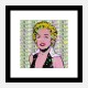 Marilyn 100 Dollars Splash Pop Art Print