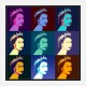 Queen Elizabeth Pop Art Print