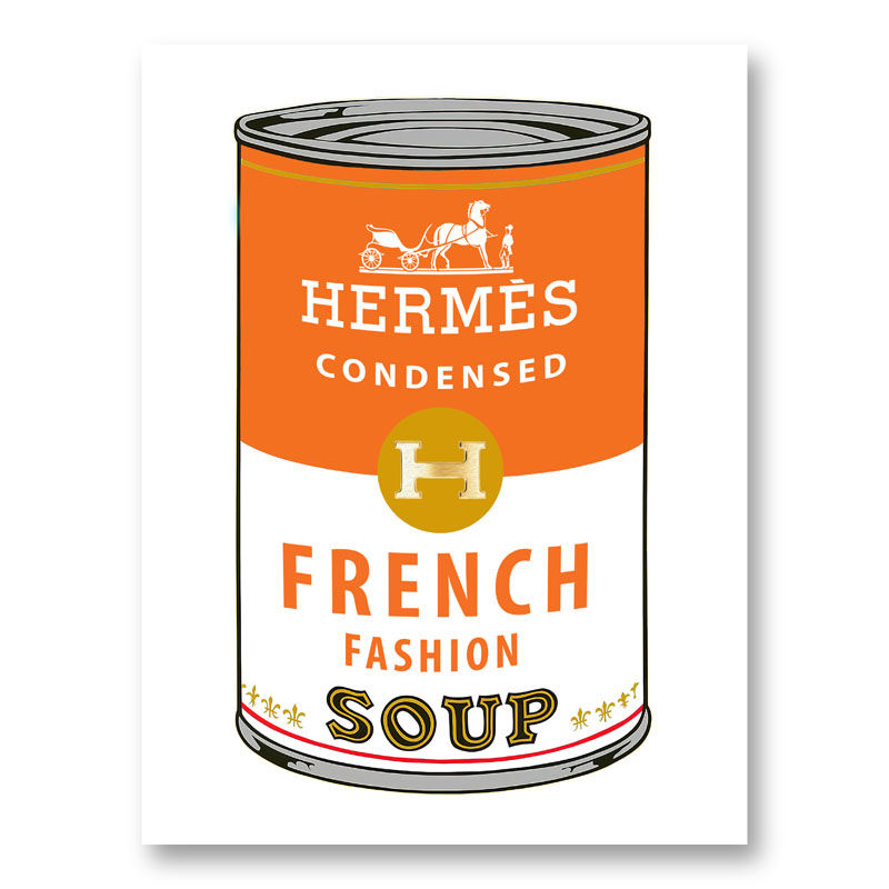 Hermes Soup Pop Art Print Hermes Soup Pop Art Print