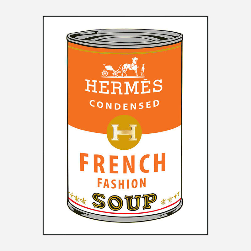 Hermes Soup Pop Art Print Hermes Soup Pop Art Print