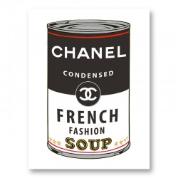 Chanel Soup Pop Art Print