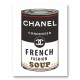 Chanel Soup Pop Art Print