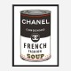 Chanel Soup Pop Art Print