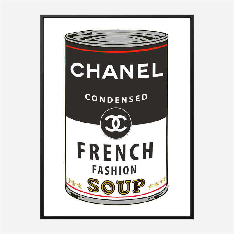 Chanel Soup Pop Art Print