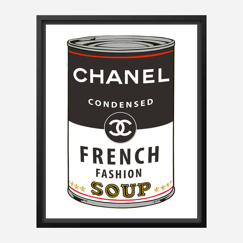 Chanel Soup Pop Art Print