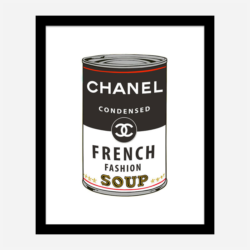 Chanel Soup Pop Art Print