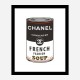 Chanel Soup Pop Art Print