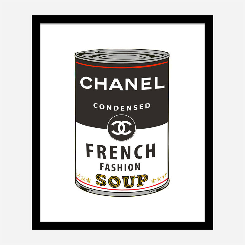 Chanel Soup Pop Art Print