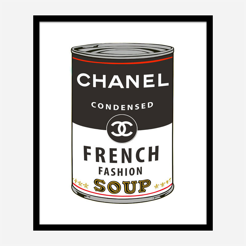 Chanel Soup Pop Art Print