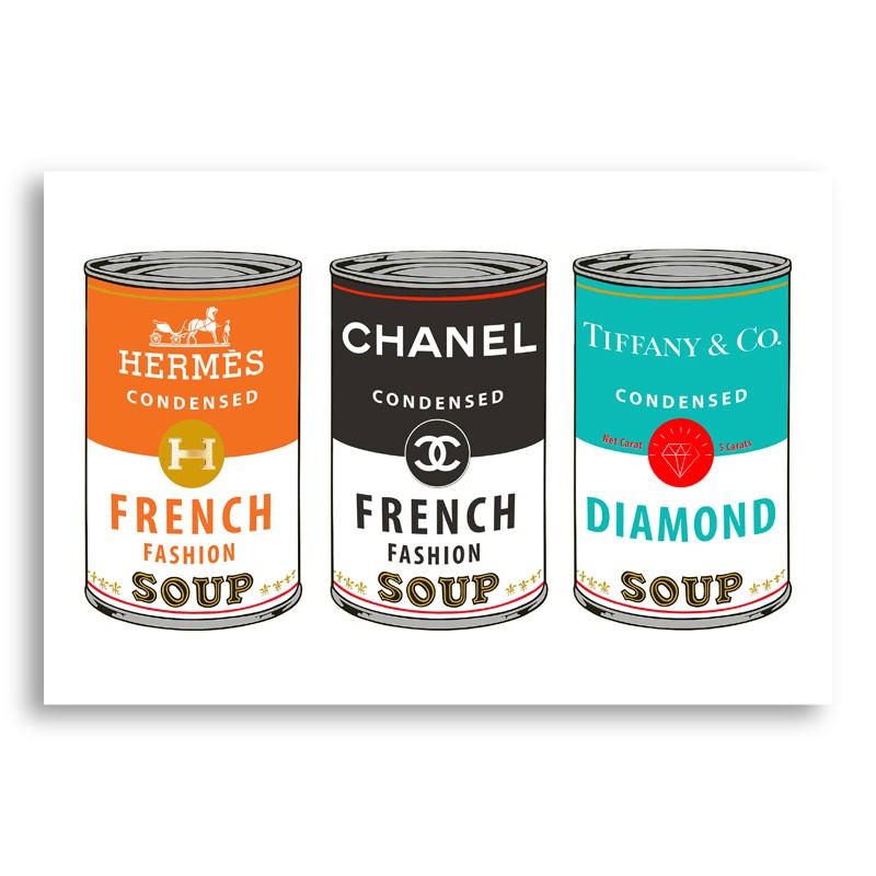 Fashion Soups Wall Art Fashion Soups Wall Art