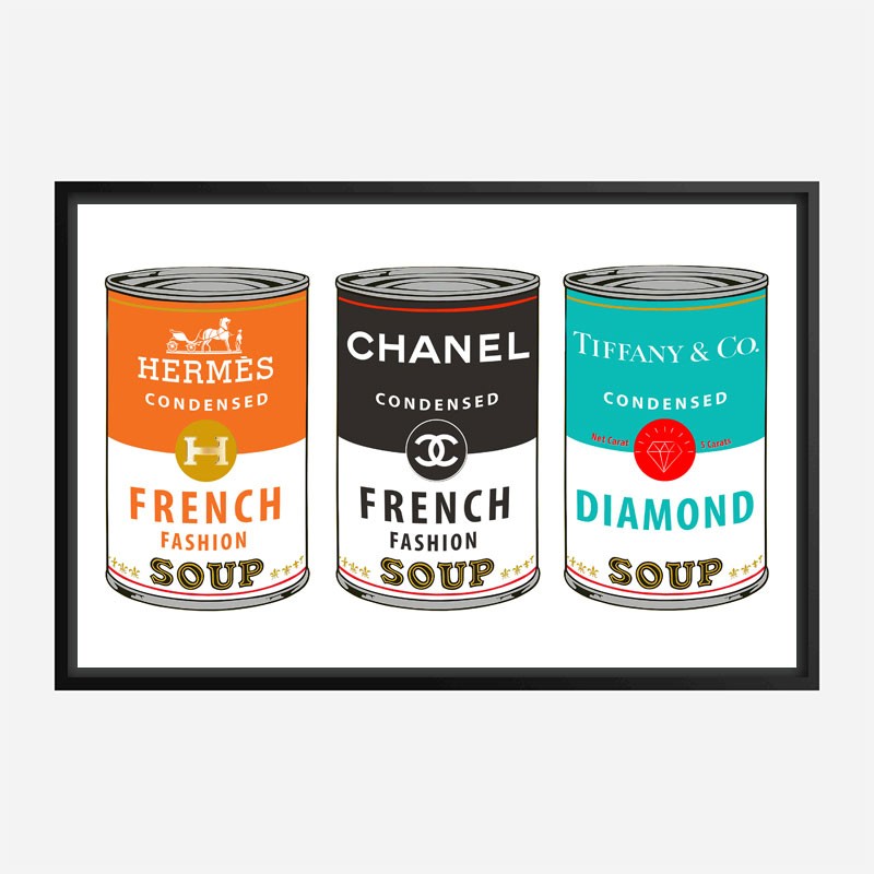 Fashion Soups Wall Art Fashion Soups Wall Art