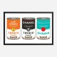 Fashion Soups Wall Art Fashion Soups Wall Art