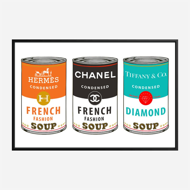 Fashion Soups Wall Art Fashion Soups Wall Art